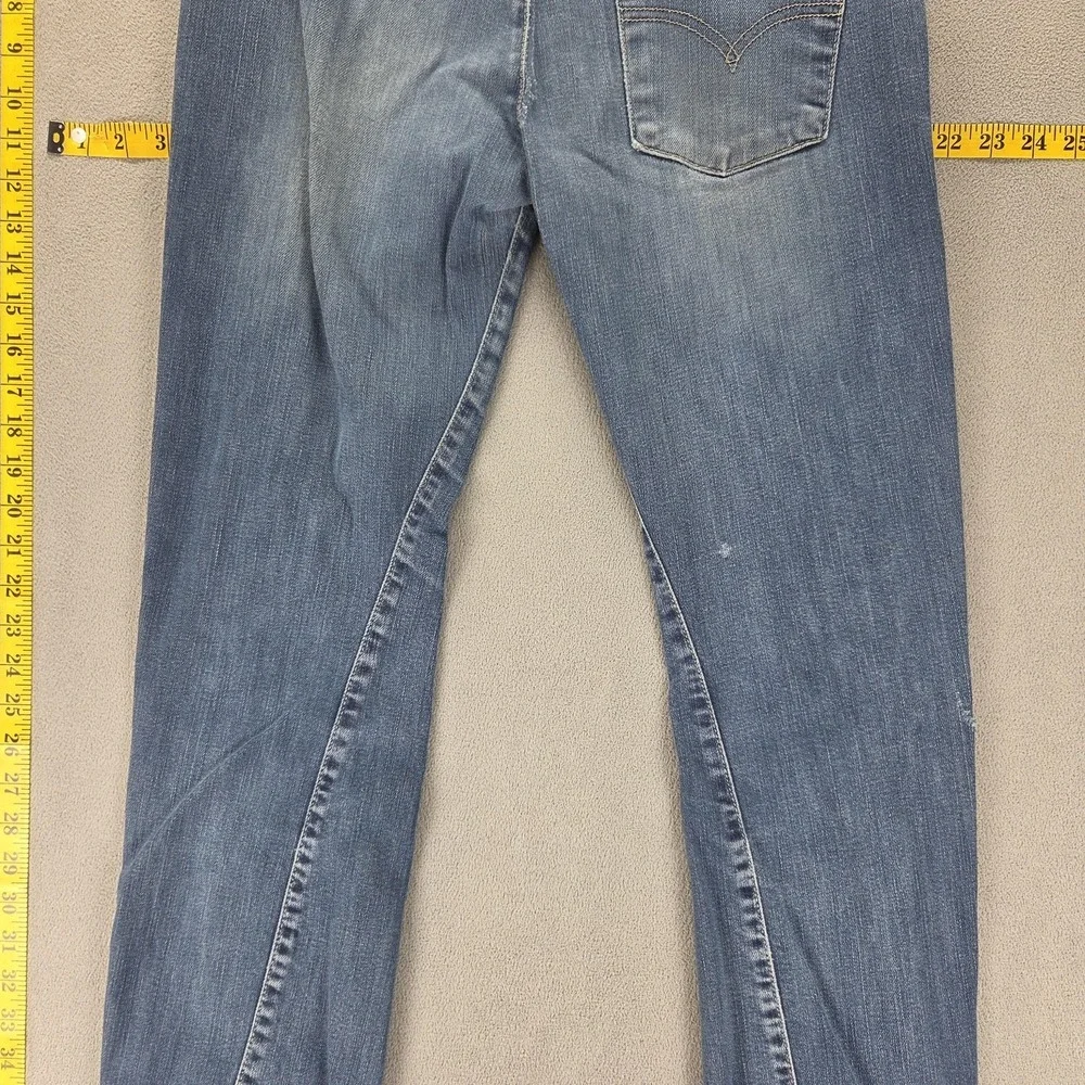 Vintage Levis Engineered Jeans Mens Blue Twisted One Pocket Zip Fly Fits 28x29